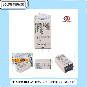 DELAY TIMER RELAY TANPA SOCKET 12VDC H3Y-2 1 DETIK - 60 MENIT