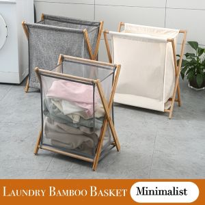 Minimalist Laundry Baskets Large Foldable Laundry Basket for Bedroom home organizer