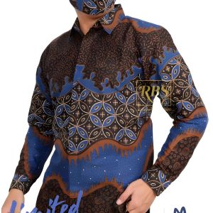BATIK KANTOR HASBI NELA | HEM BATIK PRIA| BAJU BATIK PRIA | KEMEJA BATIK LENGAN PANJANG | BATIK SOLO
