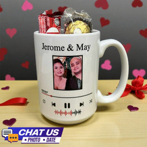 Transfer It Personalized Customized 15oz Anniversay Mug w/Chocolate Gift ideas Giveaway & Souvenir