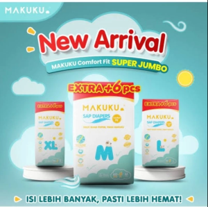 MAKUKU SAP Diapers Comfort Fit SUPER JUMBO Pants M60 / L54 /XL44