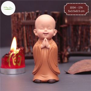 Tượng chú tiểu trang trí - nhiều sắc thái vui vẻ hạnh phúc bình an