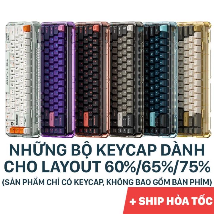 Tổng Hợp Những Bộ Keycap Cho Layout 60%/65%/75% Nhựa Pbt Cao Cấp, In ...