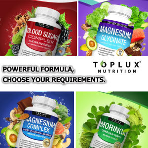 Premium Magnesium Complex Supplement 1000mg Magnesium Glysinate 525mg Blood Sugar Complex 940mg Moringa Capsules 1200mg Non-GMO2026