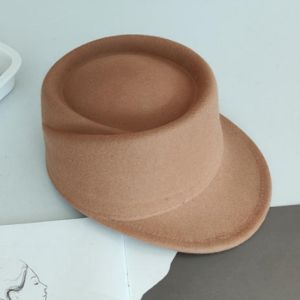 MAXG Có thể điều chỉnh Mũ cao cho phụ nữ 100% len Ấm áp Mũ len Hợp thời trang Thanh lịch Mũ Fedora Mùa thu mùa đông