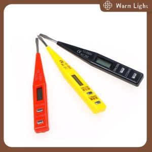 Warm Light ปากกาทดสอบเซ็นเซอร์แจ้งเตือนไฟฟ้า LCD ac dc แบบไม่สัมผัส
