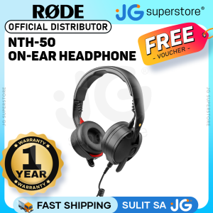 RODE NTH-50 Professional On-Ear Wired DJ Headphones with 40mm Dynamic Drivers Hi-Fi Audio Comfortable Design Passive Noise Isolation for Filmmakers Creators and Musicians | JG Superstore