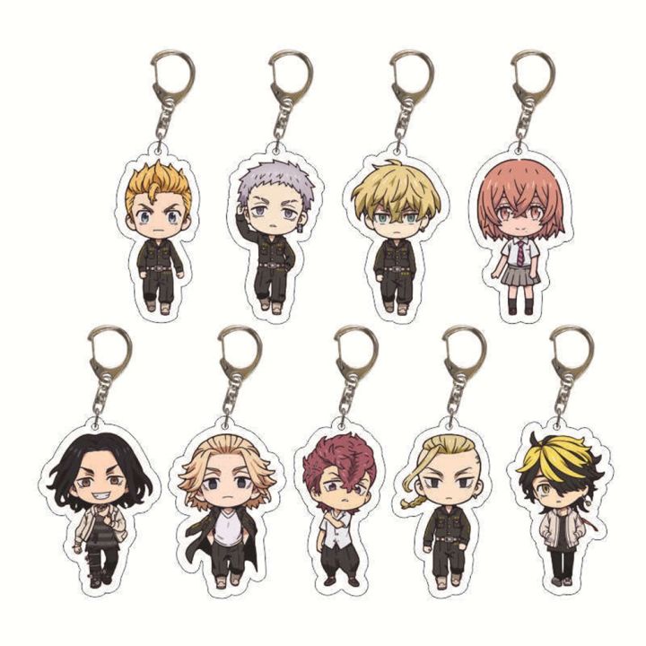 【A CUTE】 Tokyo Revengers Anime Cosplay Keychain Manjiro Ken Takemichi ...