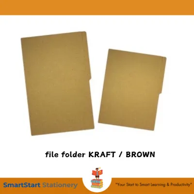 10PCS FILE FOLDER KRAFT FOLDER BROWN FOLDER SHORT/LONG