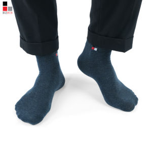 Tất Vớ Nam Công Sở Cotton Cổ Trung Kháng Khuẩn Khử Mùi Bizmen - BSC.013