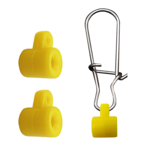 50pcs Fishing Clip Sinkers Swivels Line Connector Sinkers Slider Line Sinkers Slide Lock Snap Fishing Tackle Heavy Duty