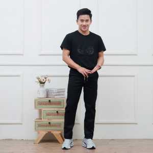 Celana Panjang Pinggang Karet Chinos