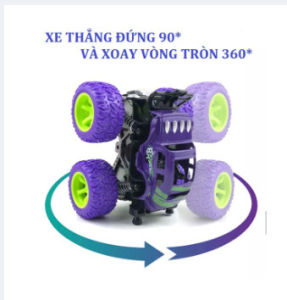 Xe ô tô địa hình đồ chơi quán tính bánh đà cho bé chất liệu nhựa an toàn