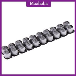 Mazhaha 20 pcs SMD electrolytic capacitors with specifications of 6*5 mm 16V 100uF
