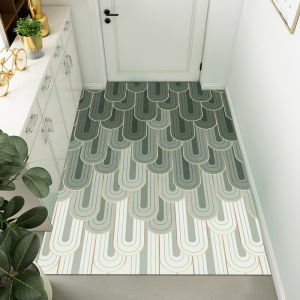 Keset Karpet Lantai Aesthetic Bahan Kulit dan Anti Kusut /Karpet Kamar Tidur/Karpet Ruang Tamu/Keset Dapur Panjang Anti Slip/Keset Kamar Mandi/Keset Kaki/Keset Kamar Tidur/Keset Anti Slip/Keset Pintu Masuk/Keset Anti Kotor/Keset Lantai Kulit Custom - P08