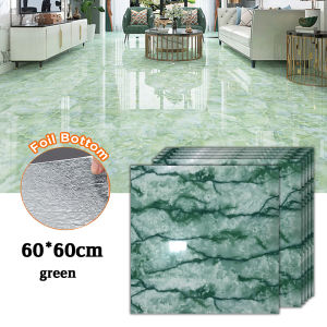 60x60cm Peel and Stick Floor Tile Stickers Waterproof Flooring Marble Tiles Flooring Sheet Adhesive Faux Marble Tile Self Adhesive Waterproof Floor Stickers Pvc Bathroom Kitchen Floor Stickers Room Bedroom Wall Stickers
