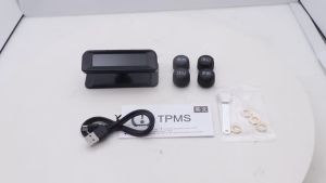 ⚡Shipped from Malaysia⚡Smart car Tire Pressure Monitoring System Solar Digital Clock LCD Screen Displays Car Tire Pressure Alarm System