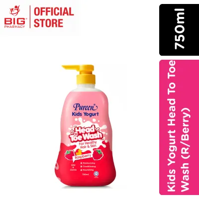 Pureen Kids Yogurt Head To Toe Wash 750/600ml