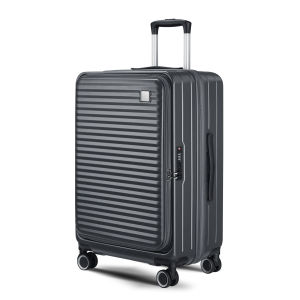 【SG Free Gifts】 Cabin Luggage 20/24/28 Inch Front Open Luggage Top Laptop Compartment TSA Lock