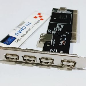 Card PCI USB / Card ra 5 Ports USB 2.0 (Plug and Play)