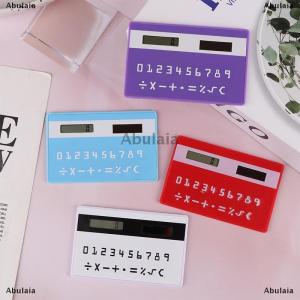 [COD] Abulaia พลังงานแสงอาทิตย์เครื่องคิดเลขขนาดเล็ก8หลักสำหรับนักเรียนเครื่องคิดเลขแบบบางพกพาเครื่องเขียนคณิตศาสตร์ของเล่นเครื่องคิดเลขอิเล็กทรอนิกส์สำหรับโรงเรียน