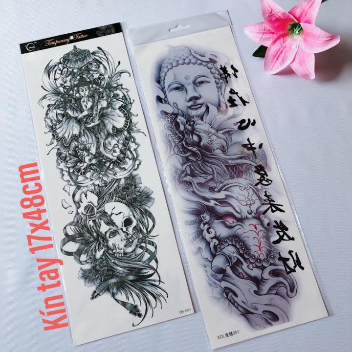 Hình xăm dán nghệ thuật - Tattoo sticker - Giá rẻ nhất!!! | 5giay