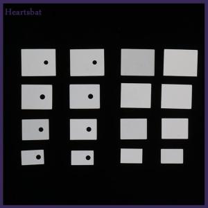 [Heartsbat] 10pcs TO-220/3P/3PL/3PII อลูมิเนียมออกซิไดซ์ decatic PLATE soketed ฉนวนกันความร้อนเซรามิคกระจายความร้อนแผ่นเซรามิคเฉพาะเซรามิคความร้อนสูง triode insulation Gasket