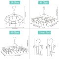 50Clips Stainless Steel Clothes Hanger Drying Racks Clips Ipitan Sipitan Hanger With Clip. 