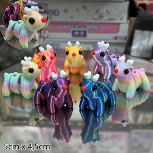[CÓ PHÁT SÁNG] Đồ chơi rồng in 3D Đồ trang trí rồng mô phỏng nhiều màu Mô hình con rắn in sắc nét
