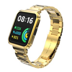 Dây Đeo Cho Redmi Watch 2 Lite Dây Đeo Cổ Tay Thay Thế Kim Loại Bằng Thép Không Gỉ Redmi