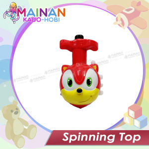 HADIAH ULANG TAHUN MAINAN ANAK GANGSING GASING KARAKTER KARTUN SONIC LANDAK