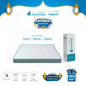 Quantum Dreambox Cooling Topper AirCool / Topper Kasur Dingin / Cool-to-Touch