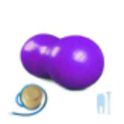 【Local store】Anti-Burst Pilates Yoga Ball Peanut Yoga Fitness Ball 45*90CM Home Exercise Equipments