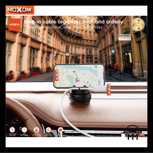MOXOM VS139 MINI Car Dashboard Mobile Phone Holder sturdy stand for any mobile phone and IT sticks firmly to any surface