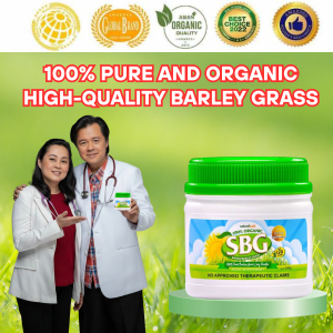 SBG Salveo Barley Grass (jar 240 grams) – 100% Organic for Immune Support and Natural Detox