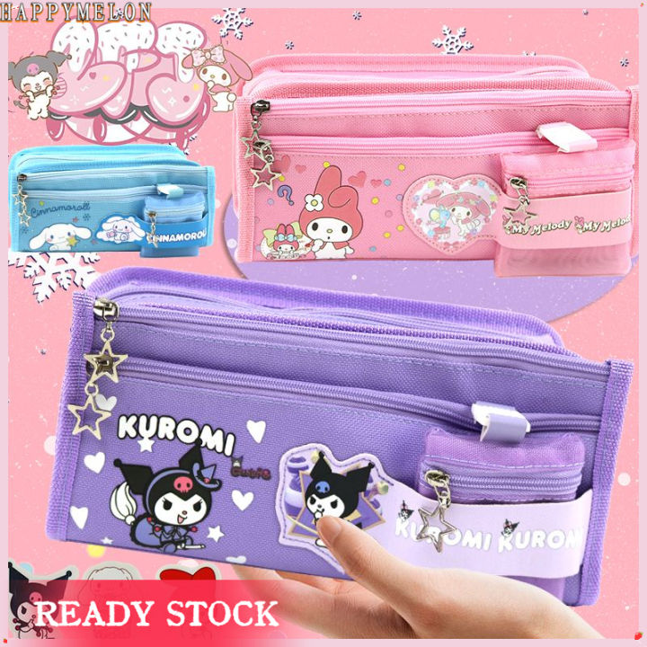 【READY】Sanrio Pencil Case Kuromi Stella Lou My Melody Cinnamoroll ...