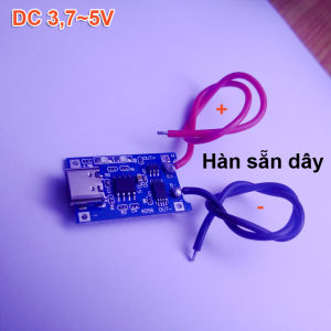Mạch Sạc Pin Li-ion 18650 3.7v TP4056 Có Bảo Vệ Mạch Sạc Pin 1S