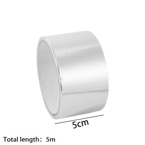 เทปอลูมิเนียมฟอยล์ทนความร้อนสูง5/10ม.สติ๊กเกอร์กันความชื้นแบบมีกาวในตัวกันไขมันกันเชื้อราสำหรับเคาน์เตอร์ครัว