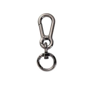 Keychain Ring Zinc Alloy with Snap Hook Quick