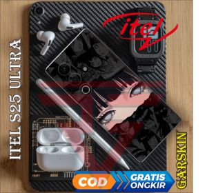ITEL S25 ULTRA SKIN GARSKIN ANIME PREMIUM ORIGINAL GARSKIN - ISI 2PCS FREE CUSTOM MOTIF