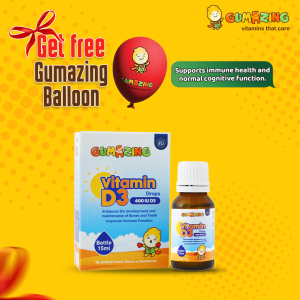Gumazing Kid’s Vitamin D3 Drops Supplement