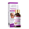 ที่ทำความสะอาดครีมบำรุงหน้า Masker Krim กระ Lissng SADOER Nicotinamide ไวท์เทนนิ่งโทนเนอร์แยกชั้นดูแลผิว. 