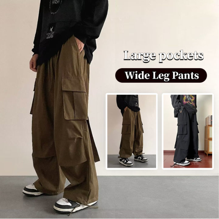 DRIPORA® Big Pocket Baggy Cargo Pants