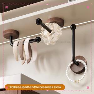 ซื้อ 1 ชิ้นลด 10 บาท ที่แขวนเสื้อผ้าไม้ติดผนังแบบนอร์ดิกตะขอแขวนเสื้อโค้ทอุปกรณ์เสริมผมที่คาดผมหมวกผ้าพันคอกระเป๋าเก็บของตะขอแขวนในห้องน้ำ