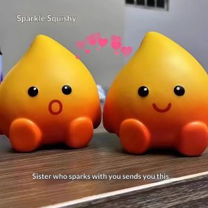 IQAngel dễ thương lửa tinh thần Đồ chơi Squishy PU mềm căng thẳng Relief Đàn hồi Chậm funffinfangel cho thư giãn và tâm trạng thúc đẩy