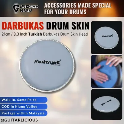 Masterwork TURKISH Darbukas Drum Head Skin Replacement Drum Head for Darbukas - 21 CM ( YD-HD4 )