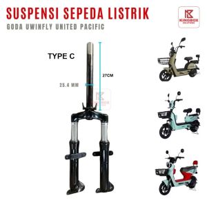 Fork Shock Suspensi Depan Sepeda Listrik Goda Uwinfly Exotic Pacific