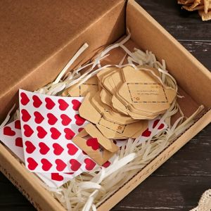 MMLUCK Quà tặng bất ngờ tự làm Bộ chữ Tình Yêu Nhỏ 100 Lời Hứa/phước lành/danh sách việc cần làm Tự làm Bộ phong bì tình yêu Sáng Tạo Thủ công Giấy nhắn tin tình yêu Quà Tặng Ngày Valentine