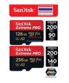 SanDisk Extreme Pro microSDXC A2 128/256GB (SDSQXCD-128G-GN6MA SDSQXCD-256G-GN6MA SDSQXCD-512G-GN6MA) 200MB/s 90/140MB. 