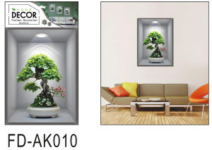 SUPERMAX T153 3D Aesthetic Wall Decoration Display Painting Poster Nordic Wall Scene Flower High Definition Print Modern Picture Photo Frame Wall Art For Living Room Home Decor 40 x 30 cm